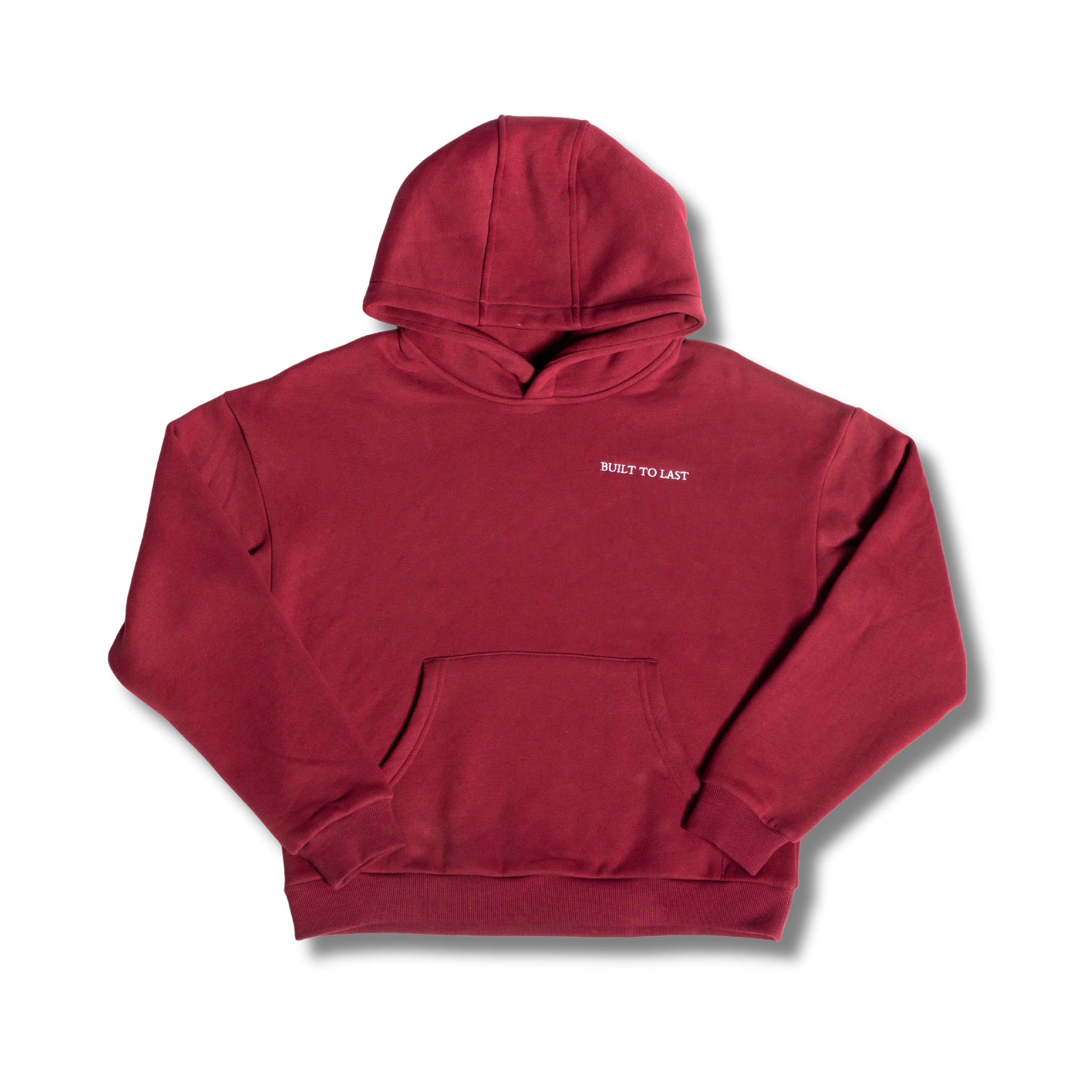 Burgundy hoodie