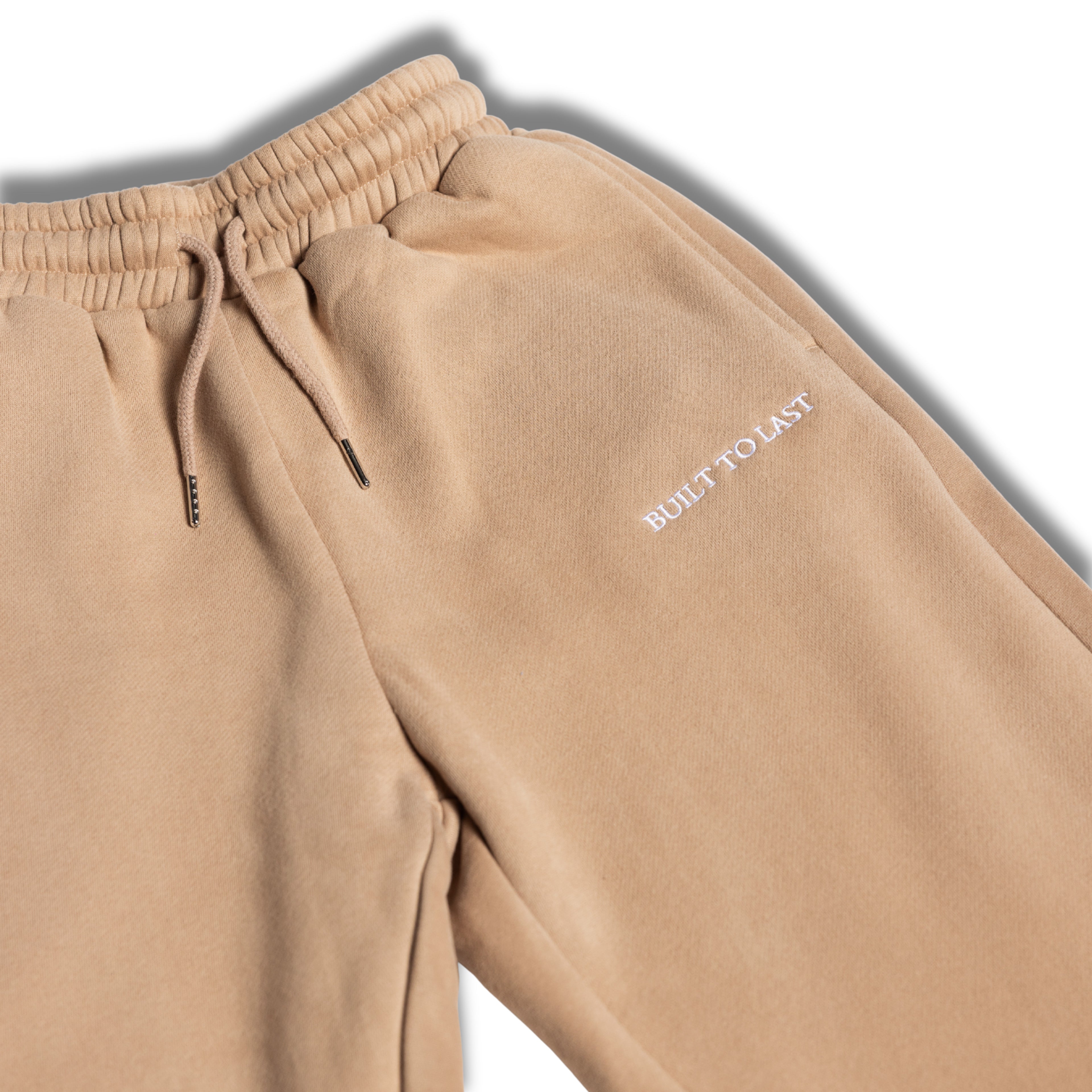 Beige sweat pants