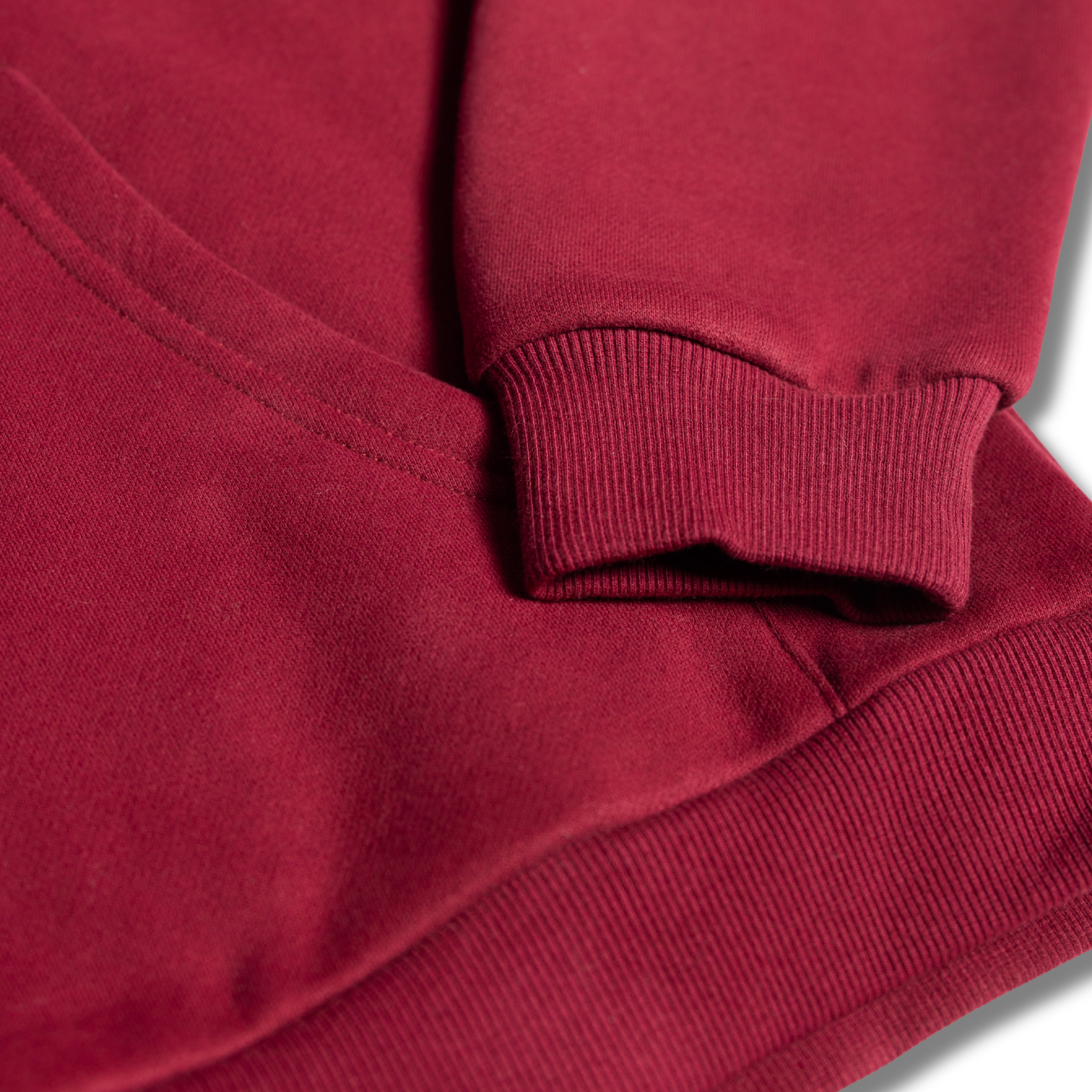Burgundy hoodie
