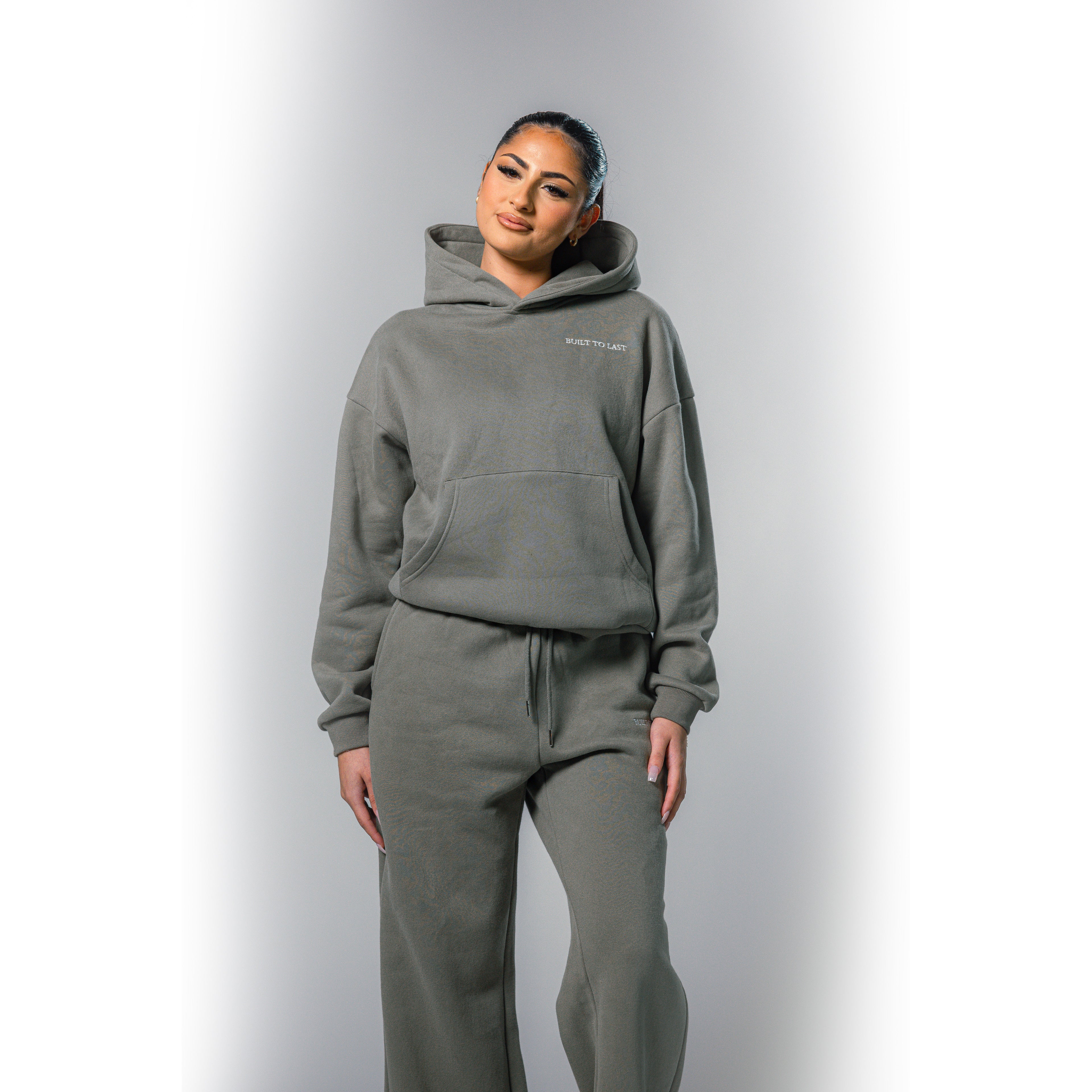 Olive sweat pants