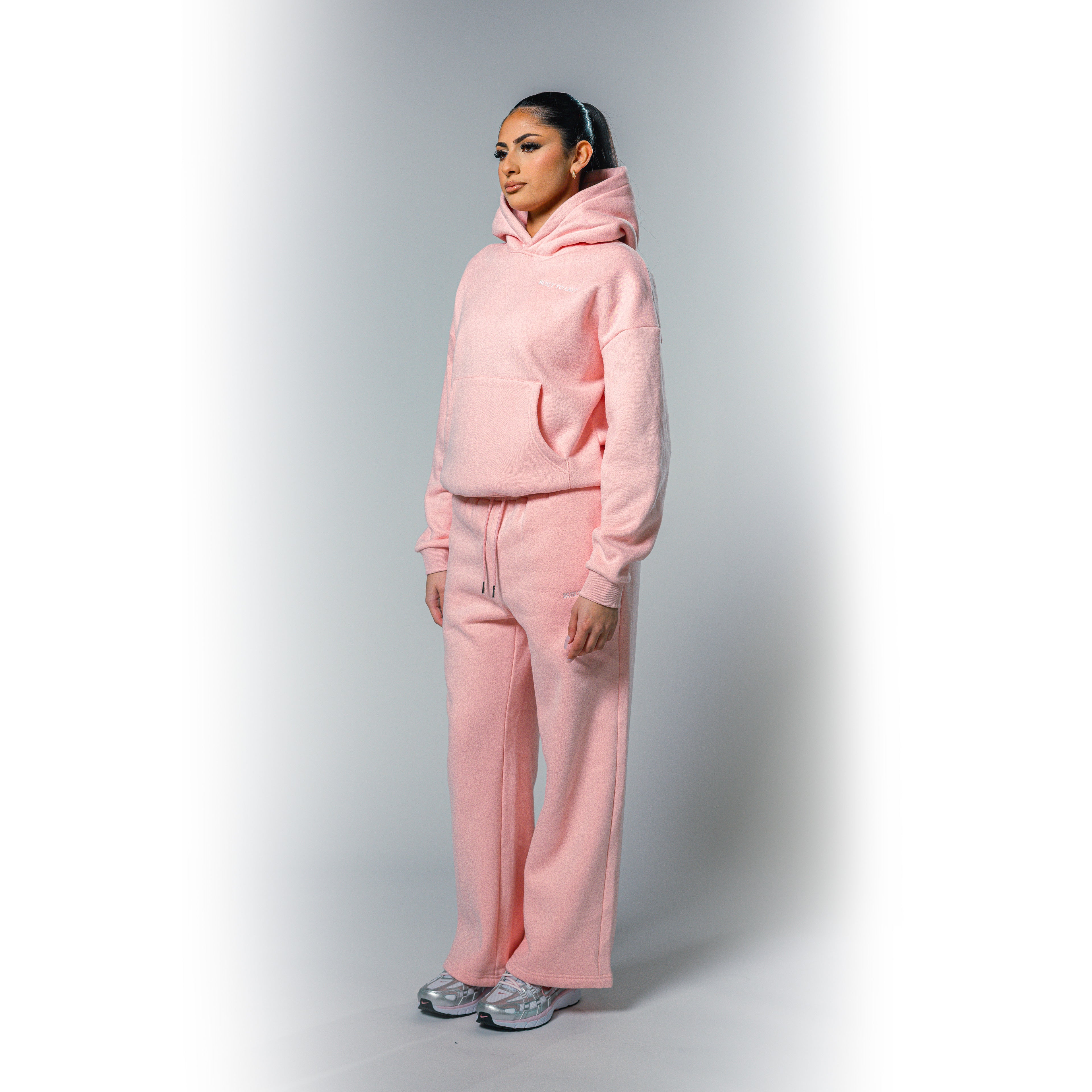 Pink hoodie