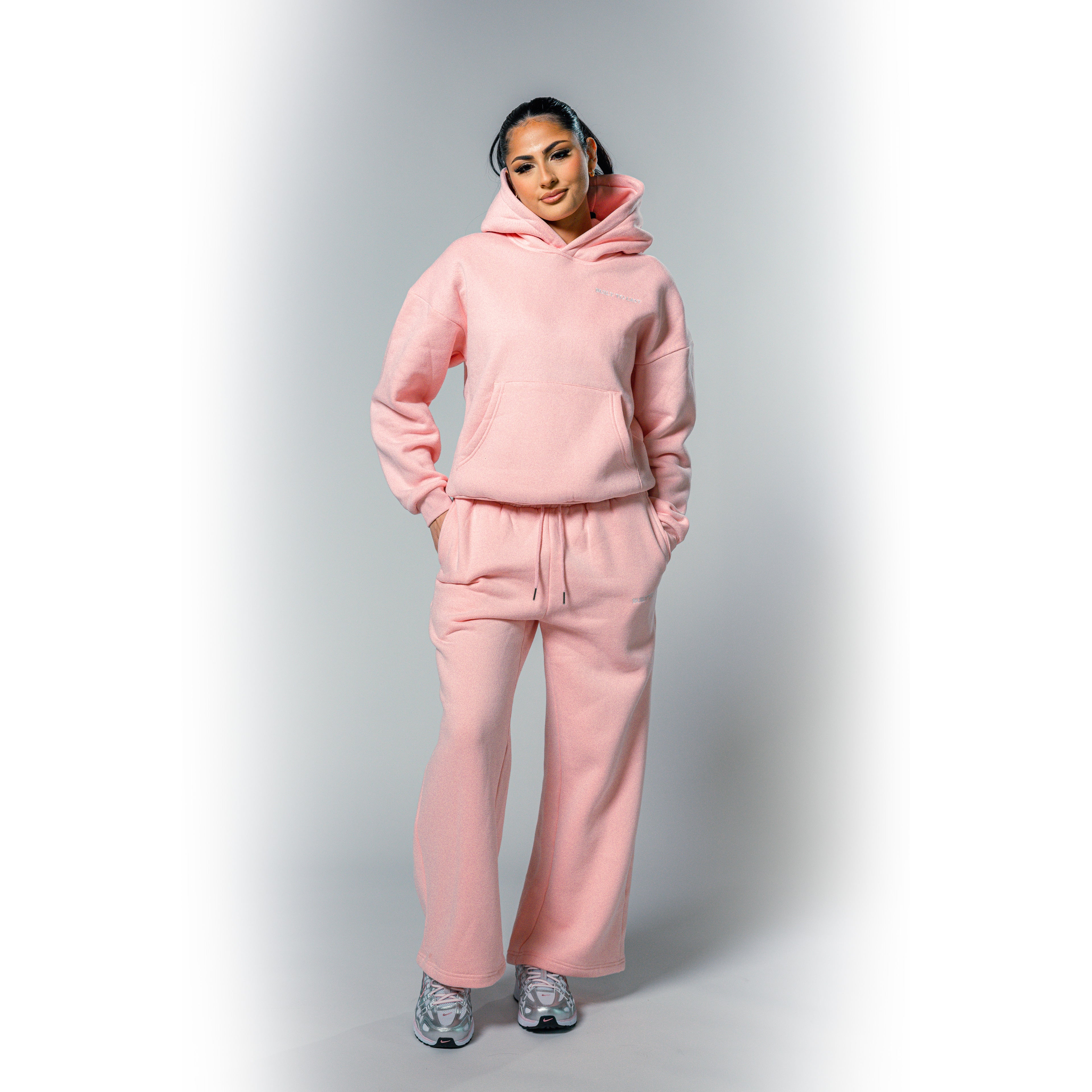 Pink hoodie