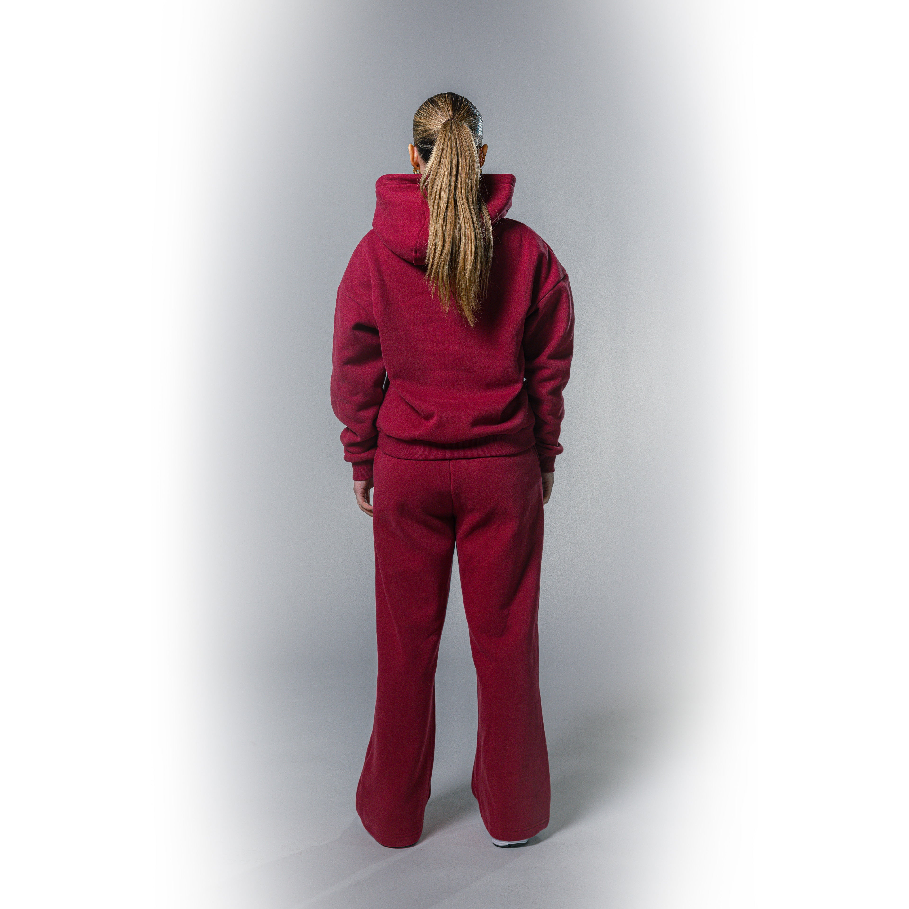 Burgundy hoodie
