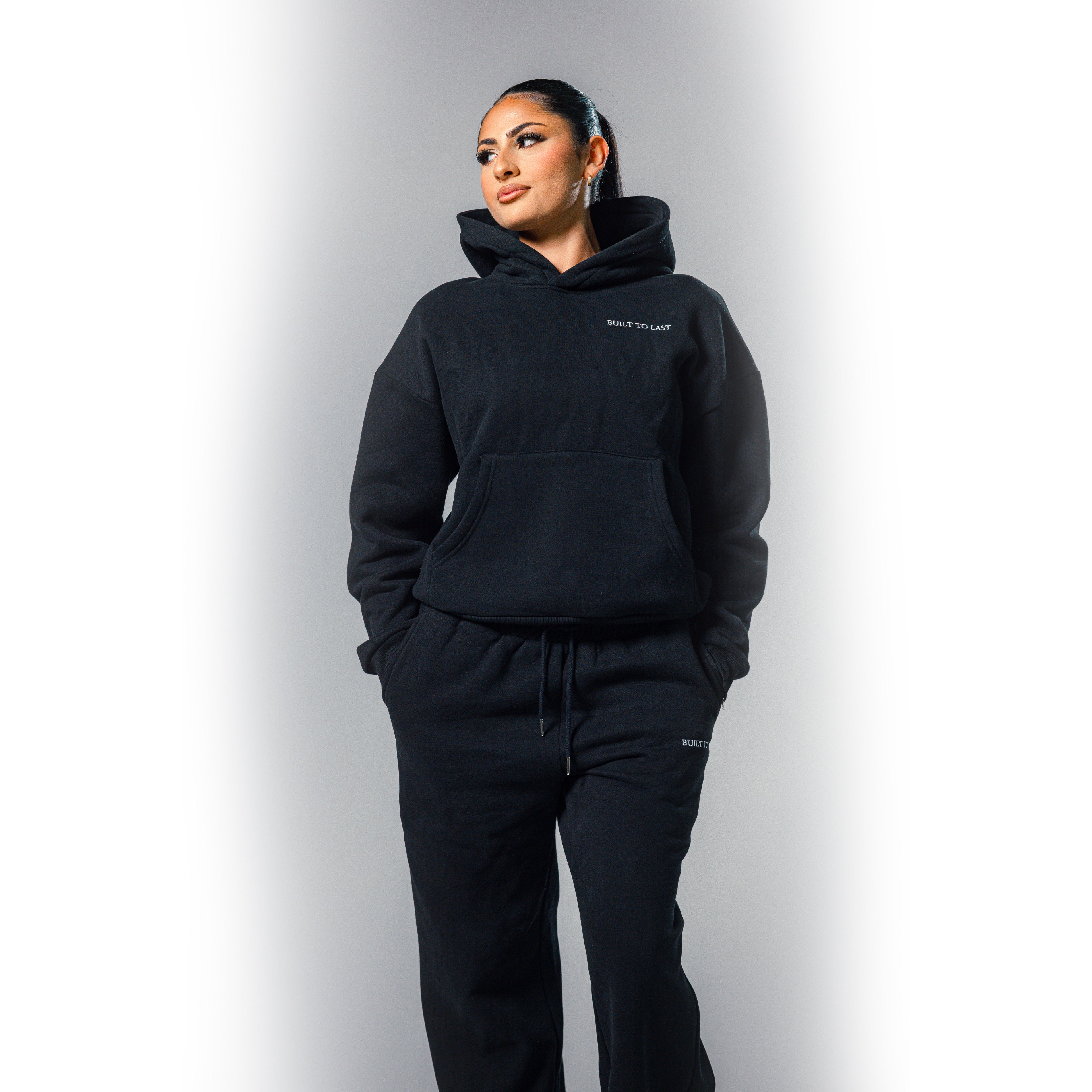Black sweat pants
