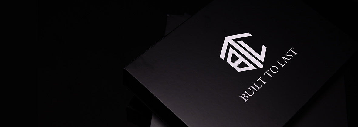 Black background with a white logo and text 'BUILT TO LAST'.