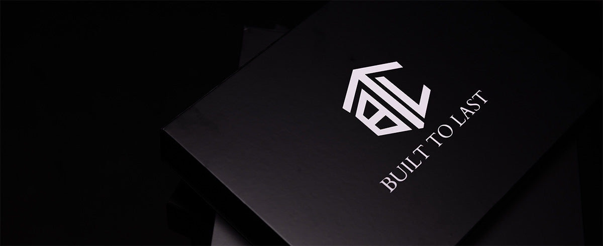 Black background with a white logo and text 'Built to Last'